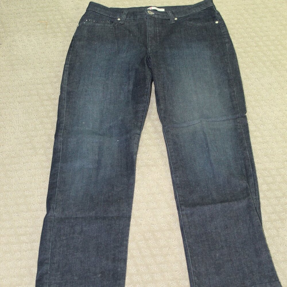 LEE Women's Original Classic Fit Straight Stretch Leg Jeans Size 12 Medium NWOT